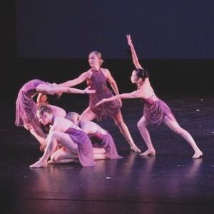 purple dance costume